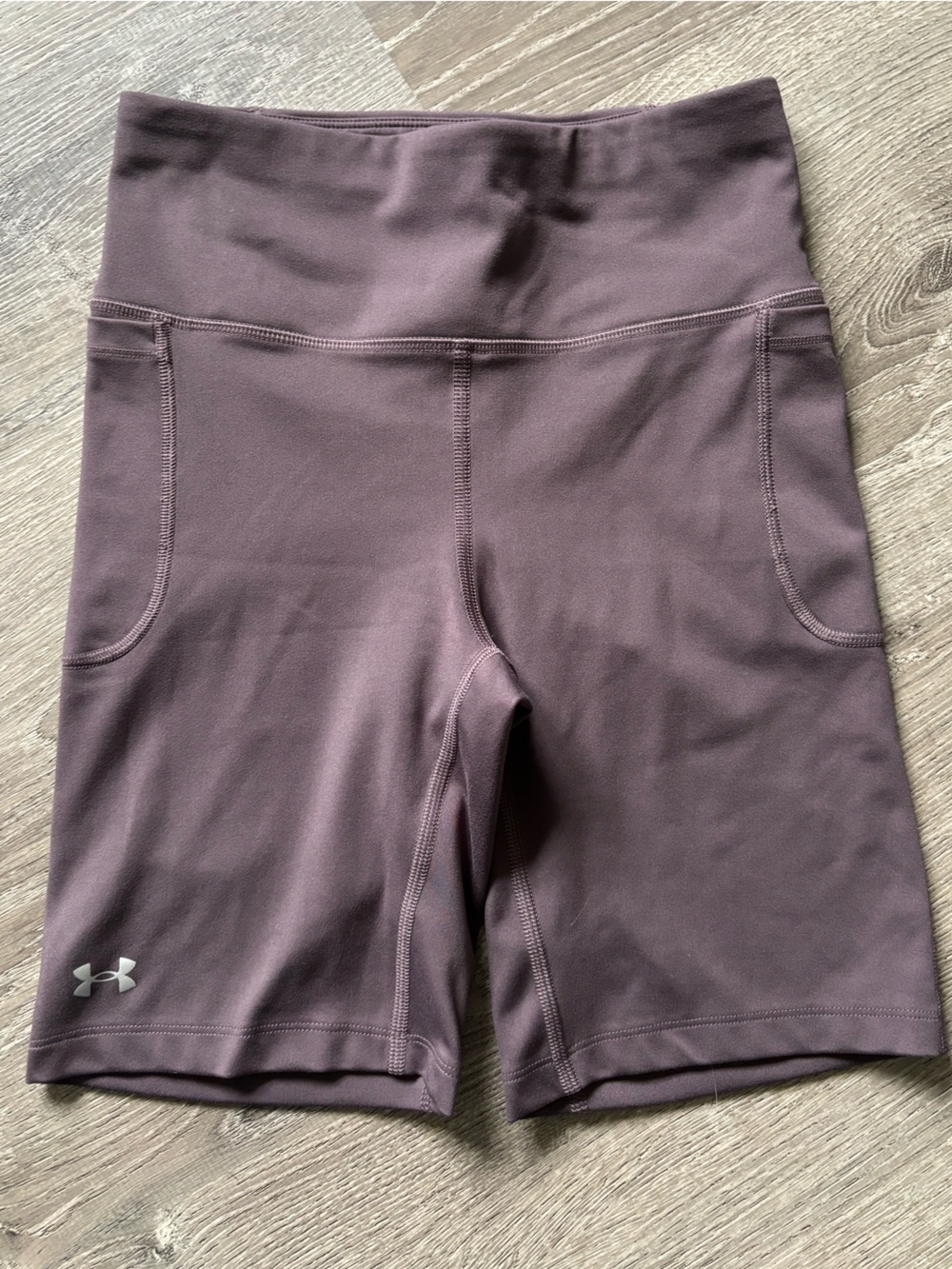 Under Armour biker short Trio - dark purple, lilac and Teal - Picture 2 of 7